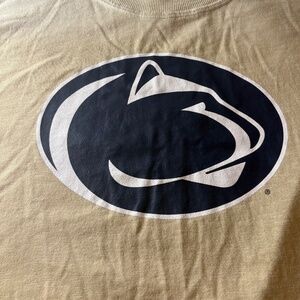 Women's Colosseum Tan Penn State Nittany Lions Crew Neck Long Sleeve XXL NEW